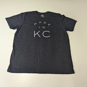 Sandlot Size XL Navy Blue "Made in KC" Tee